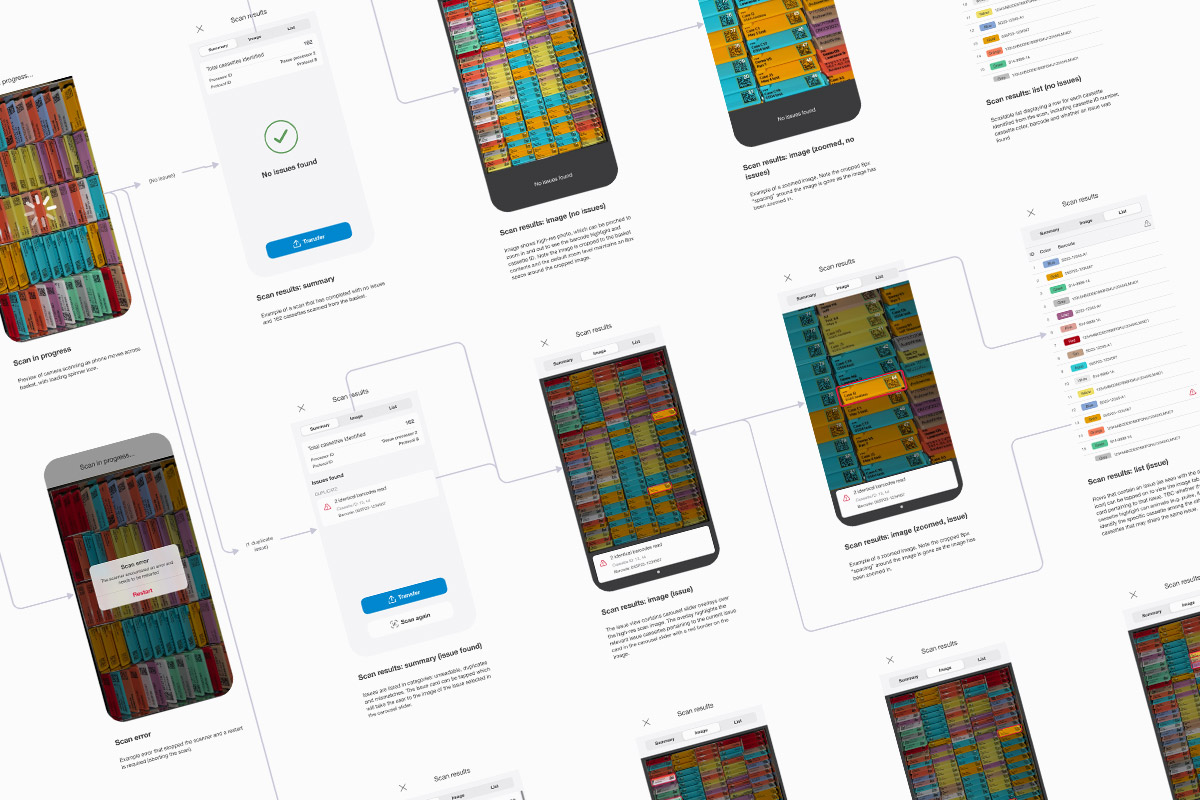 Holmes phone app UI